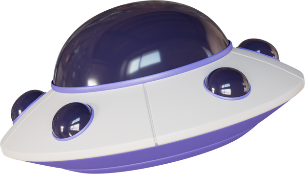 Ufo Spaceship 3d Icon